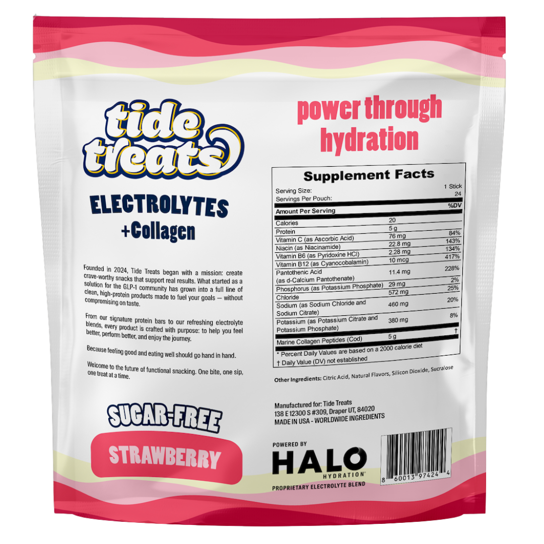 Strawberry Electrolytes + Collagen